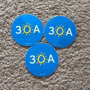 3 30-A stickers.